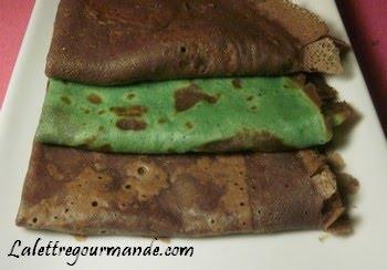 Pistache et cacao, les crêpes de La Lettre