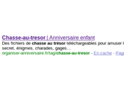 Utiliser description tags pour méta description.