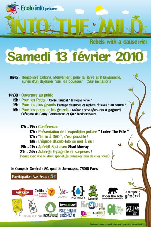 Journée Ecolo Info le 13 Février à Paris