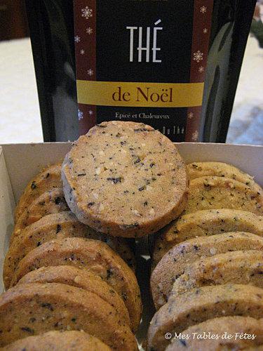 Biscuits au thé de Noël huile d'olive