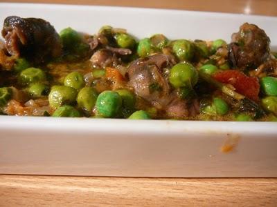 Curry aux escargots et aux petits pois – Snail and pea curry