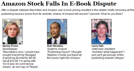 Et quand on demande à un vétérinaire ce qu'il pense du prix des ebooks ?