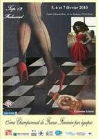 L'affiche officielle du 15ème championnat de France féminin d'échecs 