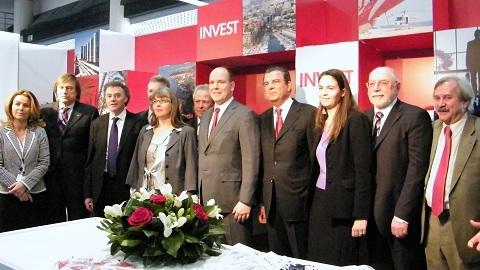 SAS le prince Albert II sur le stand de Monaco. Photo (c) Eva Esztergar