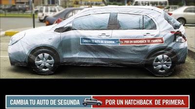 Guérilla sur parking: Toyota Yaris