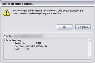 Bug Outlook avec l'IMAP de Club-Internet