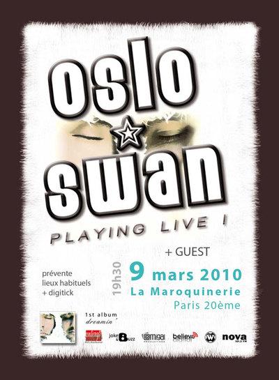 Oslo Swan en concert à la Maroquinerie