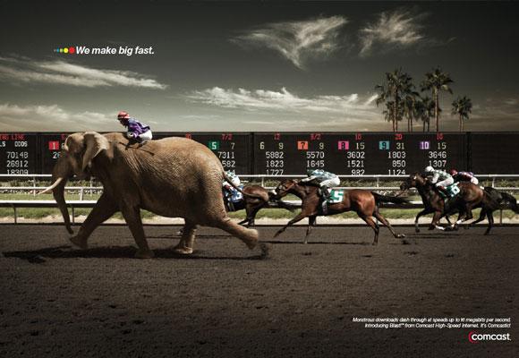 Excellentes publicités imprimées utilisant des animaux