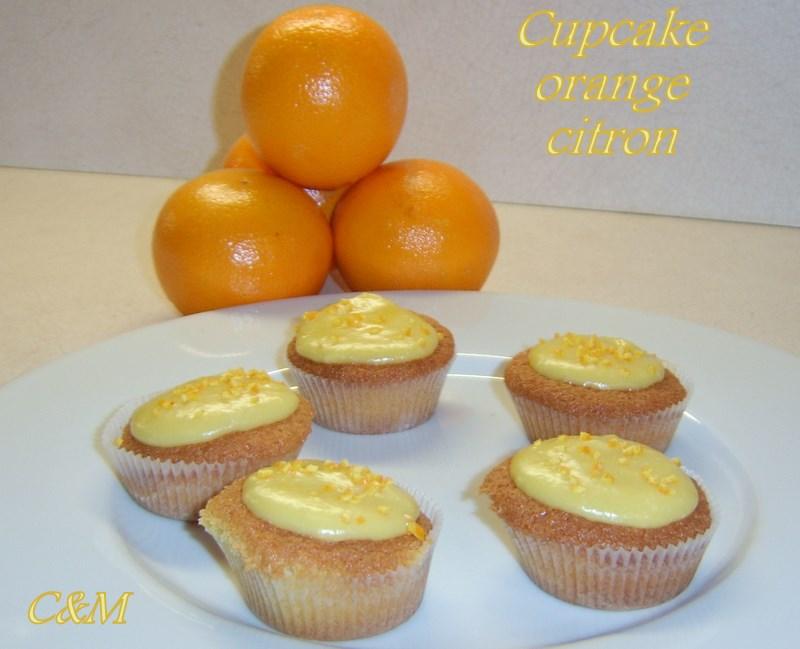 Cupcake citron orange