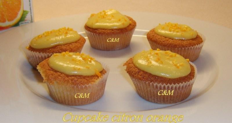 Cupcake citron orange