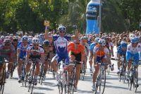 Robbie McEwen exulte sur le Paseo Maritimo de Palma de Majorque