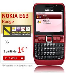 Nokia E63 Rouge