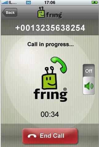 hardware 39707 927 fring voip et messagerie instantanee pour iphone Fring propose maintenant la VoIP en 3G sur Iphone et Apple va sen mettre plein les poches