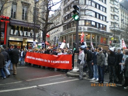 Manifestation pour la Palestine, 6 février 2010 : photos et vidéo