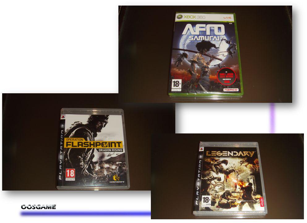  [achat] OPERATION FLASHPOINT et LEGENDARY sur PS3, AFRO SAMURAI sur Xbox360