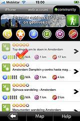 Tourisme et Iphone font bon ménage, l'exemple de Geolives-M ! :