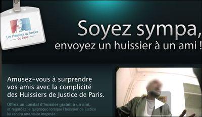 SOYEZ SYMPA, ENVOYEZ UN HUISSIER À UN AMI