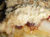 Crumble pommes- poires chocolat