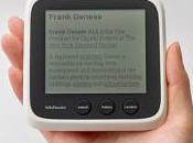 WikiReader pare d'un clavier tactile bouton retour