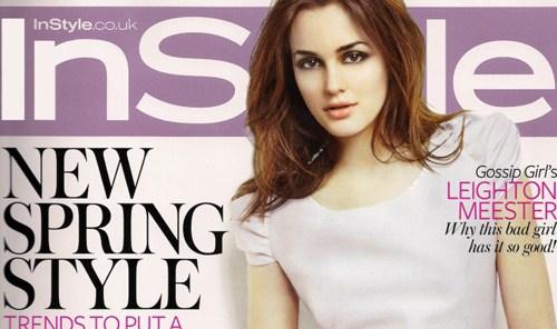 Gossip Girl ... Leighton Meester sexy pour le magazine In Style