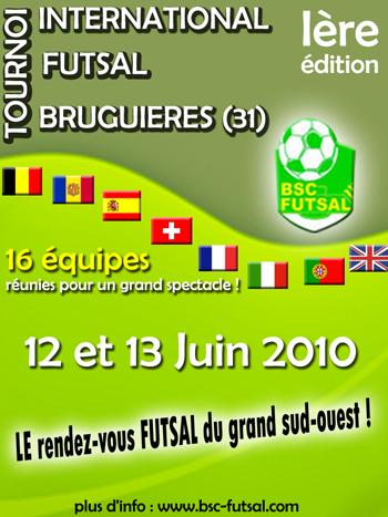 affiche tournoi international de Bruguières 2