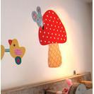 Sticker champignon poisson bulle