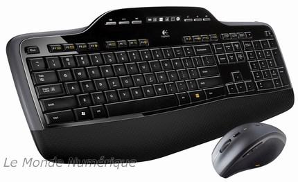 Trois ans d’autonomie pour le nouveau clavier Logitech Wireless Desktop MK710