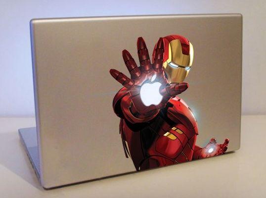 Apple MacBook + Iron Man