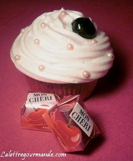Cupcake Cherry Mon Chéri