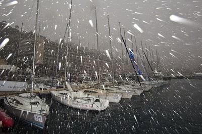 VOILE: La Primo Cup sous la neige