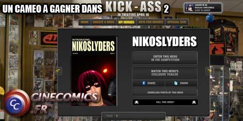 crée ton super-héros Kick-ass et gagne ton cameo dans Kick-ass 2 !