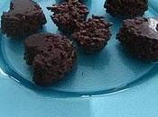 Mini-bouchées chocolat noir soufflé pour Valentin