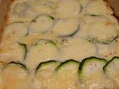 Gratin courgette raclette ours