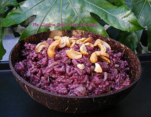riz violet coco cajou