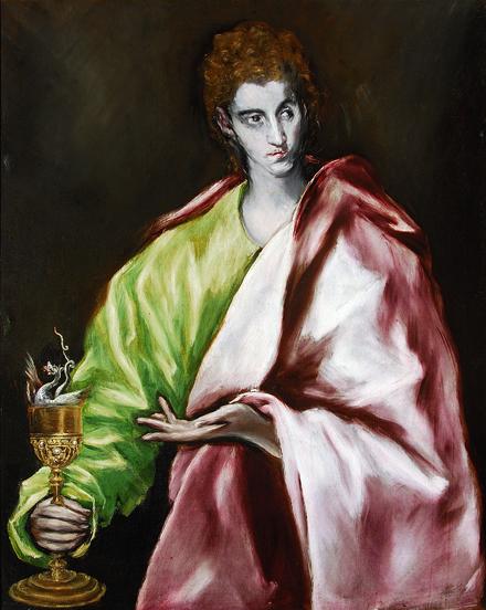 El Greco, San Juan Evangelista © Toledo, Museo del Greco