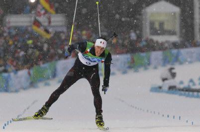 Vancouver 2010 ... Vincent Jay ... LE français champion olympique de Biathlon (Sprint)