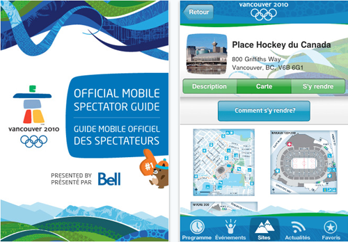 Le guide officiel des Jeux Olympiques de Vancouver