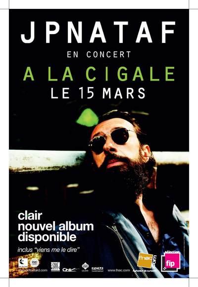 JP Nataf à la cigale le 15 mars