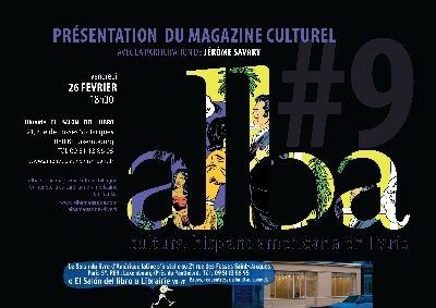 Magazine Alba avec Jérôme Savary à la librairie ! Vendredi 26 février à 18h30.