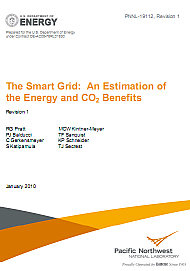 Smart Grid - étude - Pacific Northwest National Laboratory - PNNL - cover