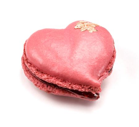 Macaron en forme de coeur pour la Saint-Valentin