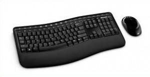 Un ensemble clavier ergonomique / souris Microsoft à adopter….