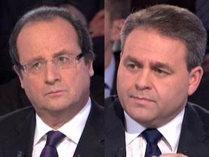 Débat Hollande-Bertrand sur France 2