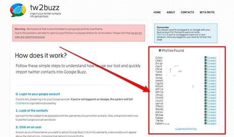 tw2buzz 2 Tw2buzz: identifiez vos followers Twitter qui utilisent Google Buzz [invitations]
