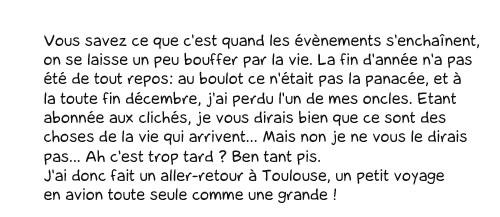 Happée par la vie…