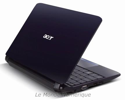 MWC 2010 : Netbook Acer Aspire One 532G, Nvidia ION II et Optimus avec un netbook