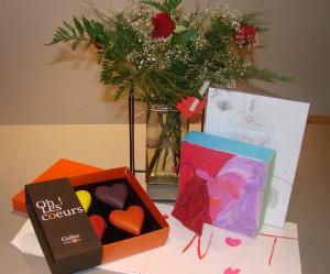 Que des coeurs! Pour la St Valentin!