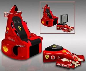 Fauteuil de jeu Ferrari