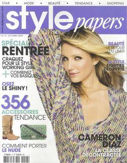 STYLE_PAPERS_Octobre_2009_Cover