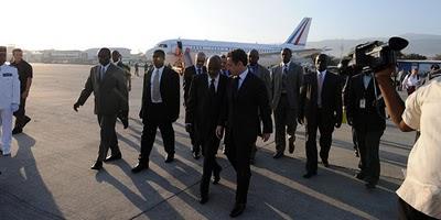 LA VISITE EN HAITI DE NICOLAS SARKOZY RIEN QU'UNE OPERATION DE COM